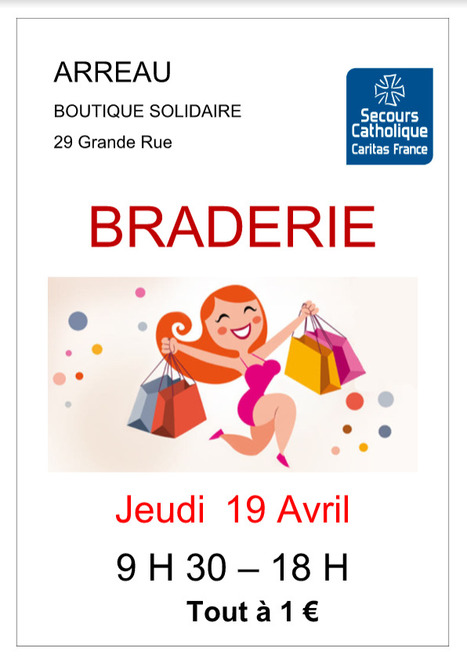 Braderie du Secours Catholique à Arreau le 19 avril | Vallées d'Aure & Louron - Pyrénées | Scoop.it