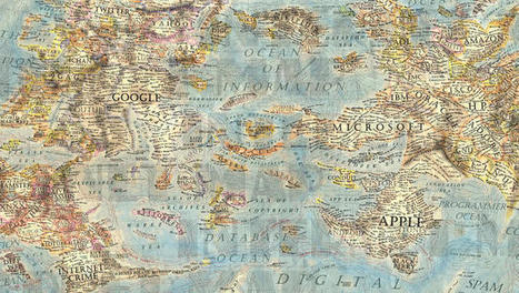 Navigate The Internet On This Stunning Antique Map Of The Online World | EdTech Tools | Scoop.it