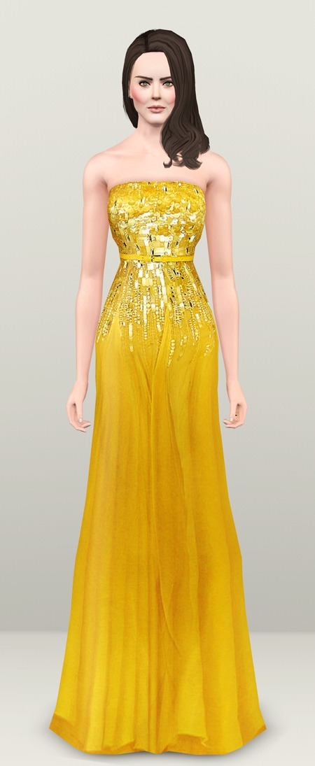 Elie saab dress 2 by discount rusty nail for sims 3