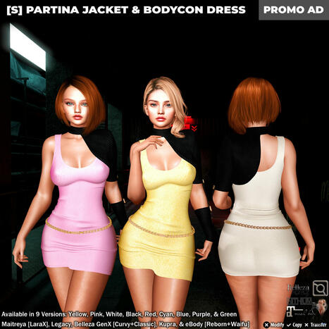 New Release: [S] Partina Jacket & Bodycon Dress by [satus Inc] | Teleport Hub - Second Life Freebies | Second Life Freebies | Scoop.it