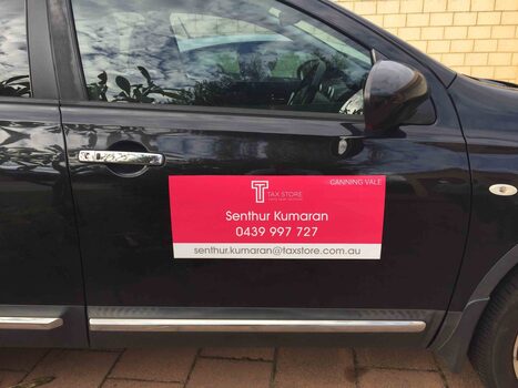 Magnetic car door sign for Advertising! | Creative Signage & Innovative Printing Trends | Scoop.it