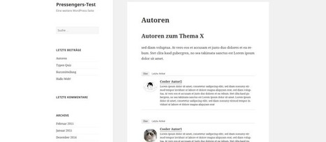Autorenlisten in WordPress erstellen - Pressengers | Wordpress-Webdesign | Scoop.it