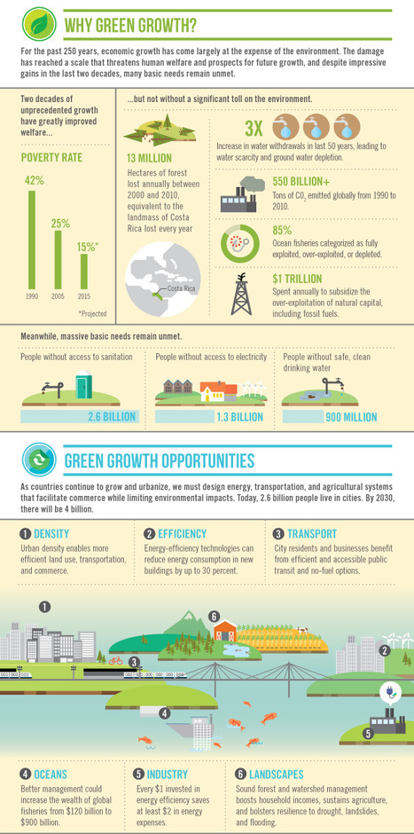 Sustainable Development - Infographic: Inclusive Green Growth | ks3humanities | Scoop.it