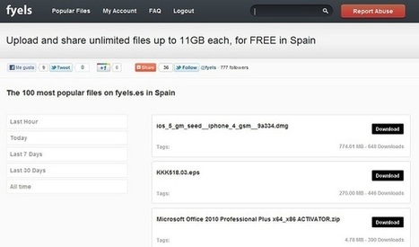 Fyels, comparte gratis archivos en Internet de hasta 11 GB | #REDXXI | Scoop.it