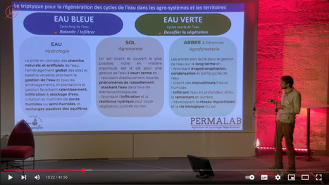 Conférences hydrologie régénérative - Permalab | Pour innover en agriculture | Scoop.it