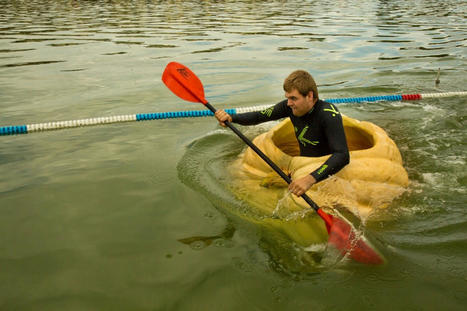 Pumpkin racing involves carving out a giant pumpkin to use as a boat | Strange days indeed... | Scoop.it