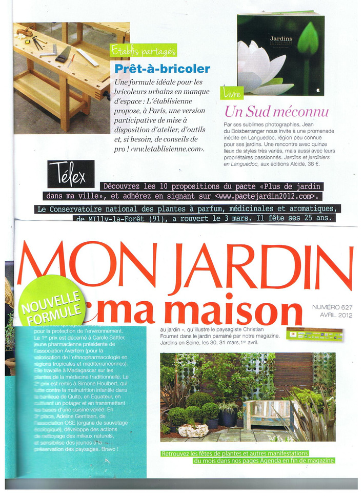 Mon jardin & Ma maison N°627 Avril 2012 | @L'Etablisienne | Scoop.it