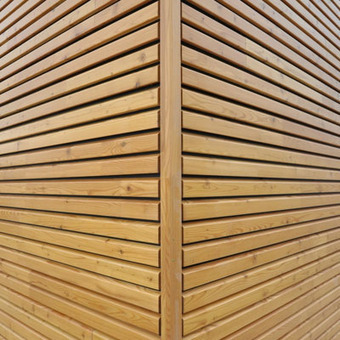 Bardage bois style ajouré, Openlam de Simonin | Build Green, pour un habitat écologique | Scoop.it