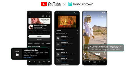 YouTube Music gets fandom features and Bandsintown listings | Live Music Industry News | Scoop.it