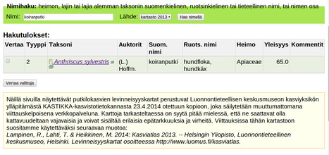 Kasviatlas - Suomen putkilokasvien levinneisyyskartat | 1Uutiset - Lukemisen t&auml;hden | Scoop.it