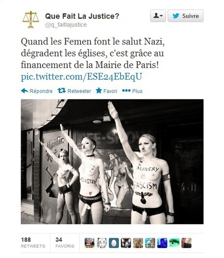 Quand les Femen font le salut nazi, que fait la LICrA ? | ACTUALIT&Eacute; | Scoop.it