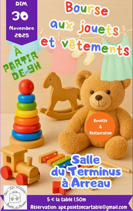 Bourse aux jouets et vêtements à Arreau le 30 novembre | Vallées d'Aure & Louron - Pyrénées | Scoop.it