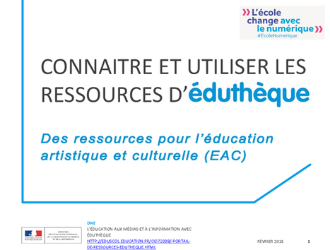 Demain et vendredi au FAB LAB PEDAGO les ressources #EAC #Edutheque & #EACCanope | TUICnumérique | Scoop.it