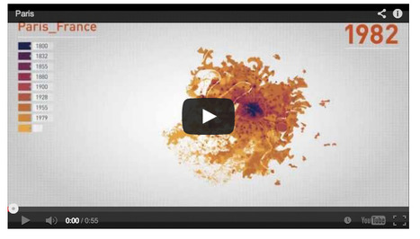 L'HALLUCINANTE urbanisation parisienne en 50 secondes | URBANmedias | Scoop.it