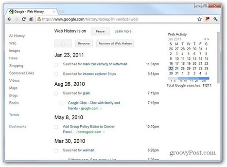 Google Privacy: Remove Your Google Web History Before March 1 | Eclectic Technology | Scoop.it