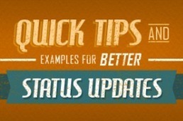 10 Quick Tips For Better Status Updates On Twitter And Facebook [INFOGRAPHIC] - AllTwitter | Techy Stuff | Scoop.it