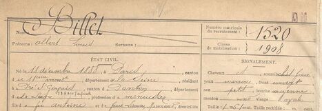 La numérisation des registres matricules 1887-1921 commence ! - Archives de Paris | Autour du Centenaire 14-18 | Scoop.it