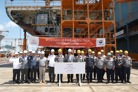 Hanwha Ocean Holds Keel-Laying of 6th FFX Batch III Frigate for ROK Navy | DEFENSE NEWS | Scoop.it
