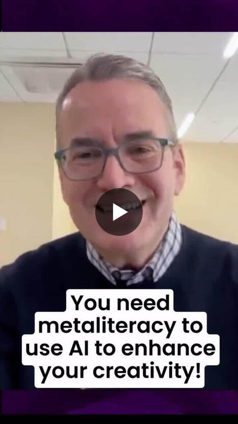 💥Did you know that AI used appropriately can enhance who you are, your originality, and your creativity? That&rsquo;s where metaliteracy comes to help you in this process! 💥Please listen to Dr. Thoma... | Notebook or My Personal Learning Network | Scoop.it