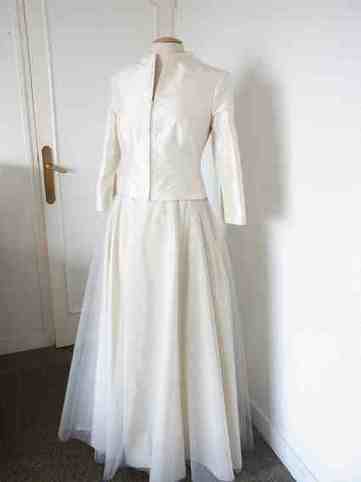 Annonce : Robe de mariée en soie - Ile de France - Essonne - Occasion du mariage | Robes de mariée d'occasion | Scoop.it
