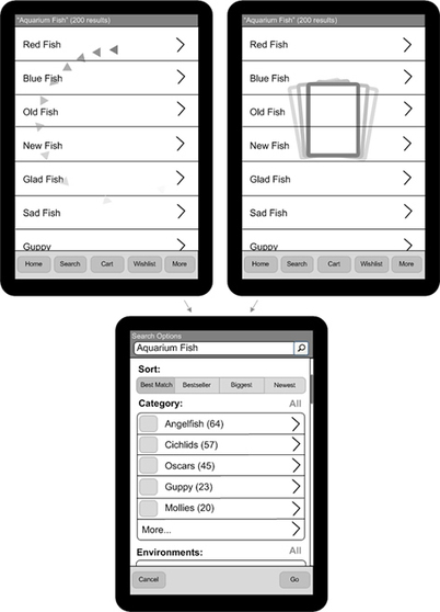 Design Patterns for Mobile Faceted Search: Part I | JavaScript for Line of Business Applications | Scoop.it