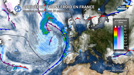 Un front froid actif va traverser la France mercredi : des pluies abondantes attendues au sud-est - Actualit&eacute;s | Ma&icirc;trise des Crises | Scoop.it