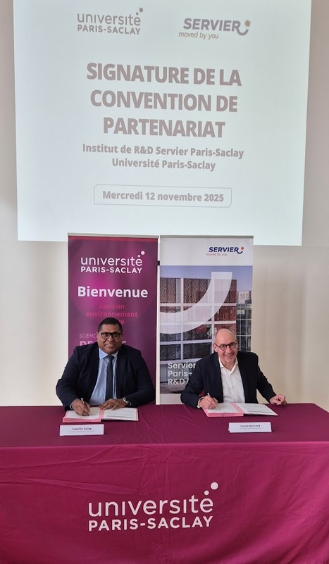 Signature de la convention de partenariat entre l’Université Paris-Saclay et l’Institut de R&D Servier Paris-Saclay | Life Sciences Université Paris-Saclay | Scoop.it
