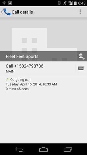 Google Accidentally Tweets Screenshot Of Updated Dialer App With Blue Action Bar | Android Discussions | Scoop.it