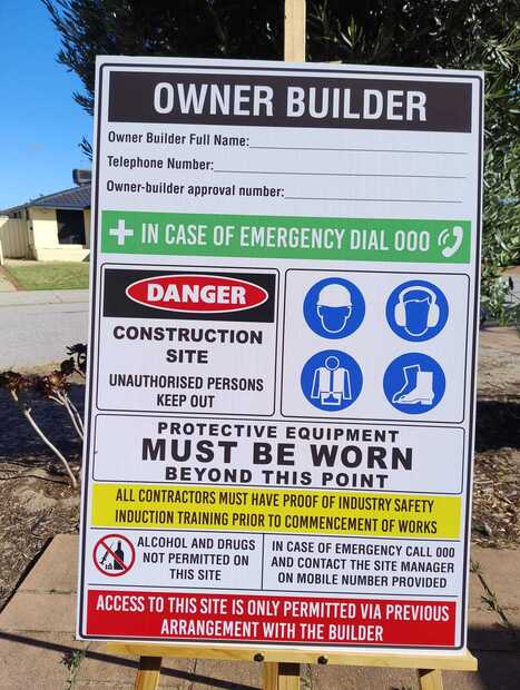 Owner-Builder Site Access Boards/ Building Project Entry Signs for Property Owners! | Creative Signage & Innovative Printing Trends | Scoop.it
