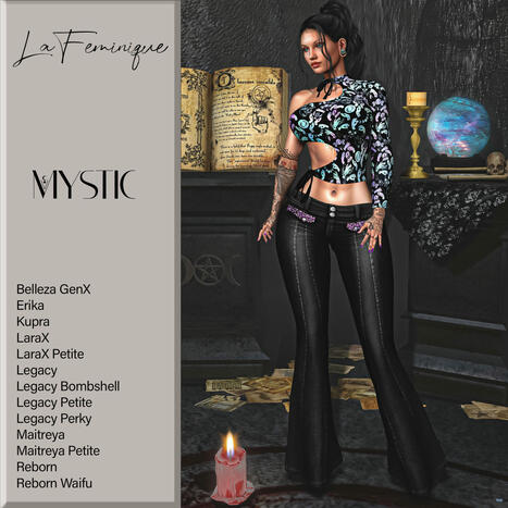 Mystic Outfit October 2025 Group Gift by La Feminique | Teleport Hub - Second Life Freebies | Second Life Freebies | Scoop.it