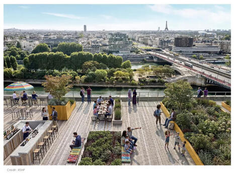 Rives D&eacute;fense, une nouvelle terrasse urbaine sur le front de Seine | Veille "Villes de demain" | Scoop.it