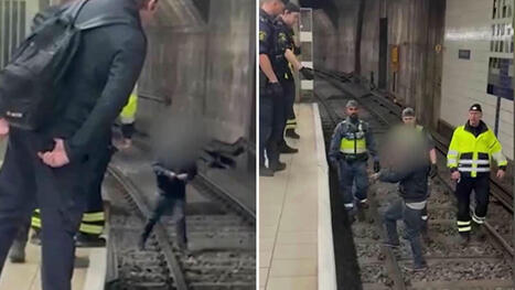 Man klev ned på tågspår på T-centralen i Stockholm. | 1Uutiset - Lukemisen tähden | Scoop.it