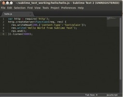 Sublime Text 2 &ndash; Installation and use on Ubuntu 10.04 | Node.js | Nodejs-code | Scoop.it