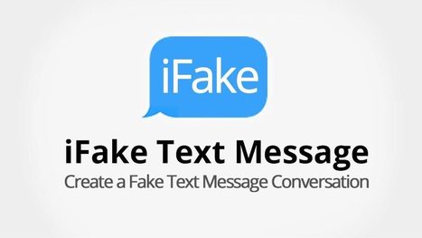 Fake Text Message | Make Fake Text Conversation | Teacher Gary | Scoop.it
