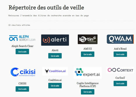 Découvrez et comparez 22 plateformes de veille sur ce nouveau site | Info Doc Com | Scoop.it