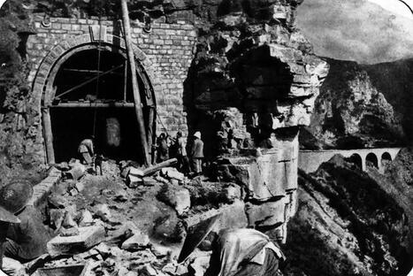 Yunnan Discovery | constructing the French railway line, Kunming to Haiphong, through one of many tunnels in Yunnan: because of all the mountains on the route it was onl... | Kunming-Yunnan | Scoop.it