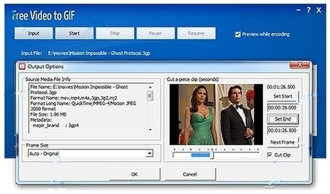 Free Video to GIF: software para convertir vídeos, o una fracción de ellos, a gif animados | TIC & Educación | Scoop.it