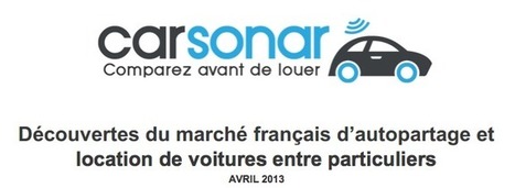 « 54% des français à moins d’un quart d’heure à pied d’une voiture en autopartage ! » | Economie Responsable et Consommation Collaborative | Scoop.it