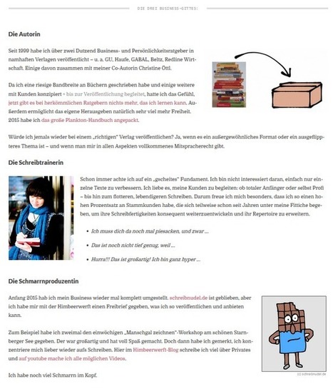 Ein paar Ideen für deine „über mich“-Seite | schreibnudel.de | Wordpress-Webdesign | Scoop.it