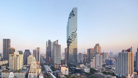 Ole Scheeren’s pixellated MahaNakhon tower photographed by Hufton + Crow | The Architecture of the City | Scoop.it