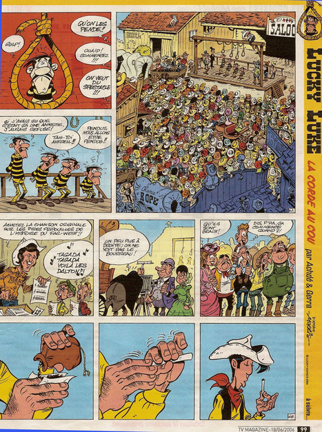 #226 ❘ Lucky Luke ❘ 1949 | La bande dessinée FLE | Scoop.it