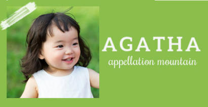 Baby Name Agatha: Familiar Rarity | Name News | Scoop.it