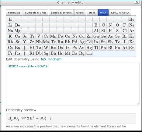 Moodle plugins directory: Chemistry editor | mOOdle_ation[s] | Scoop.it