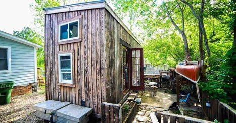 [inspiration] Une tiny house américaine auto-construite à partir de matériaux recyclés | Build Green, pour un habitat écologique | Scoop.it