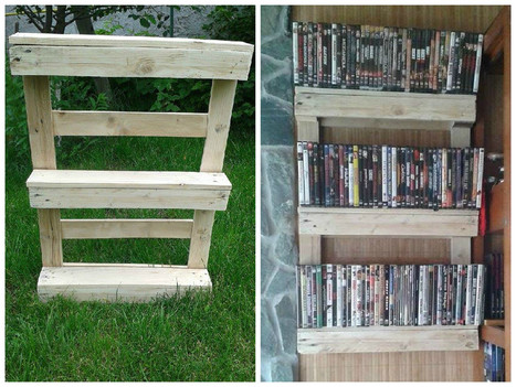 DVD Shelf | 1001 Pallets ideas ! | Scoop.it