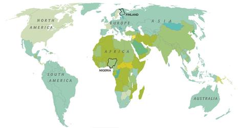 Visualizing the Gates Foundation's report on an improving, yet still unequal world | GTAV AC:G Y10 - Geographies of human wellbeing | Scoop.it