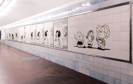 El humor de Mafalda, en las paredes del subte | Bibliotecas Escolares Argentinas | Scoop.it