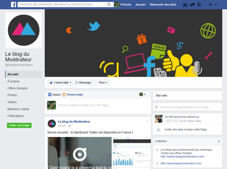 Un nouveau design pour les pages #Facebook ?  | Social media | Scoop.it