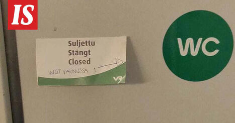 Kaukojunan vessat tukkeutuivat Helsinki-Rovaniemi-välillä | 1Uutiset - Lukemisen tähden | Scoop.it