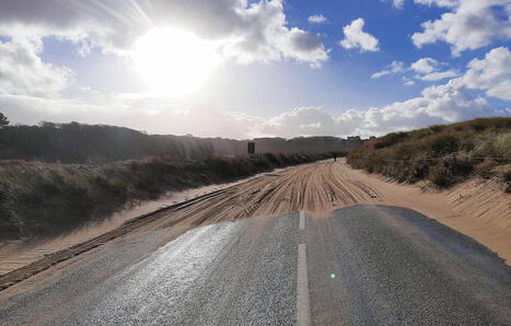 Bretagne : Ensablée, inondée… Cette route côtière va disparaître sous la plage | Regards croisés sur la transition écologique | Scoop.it